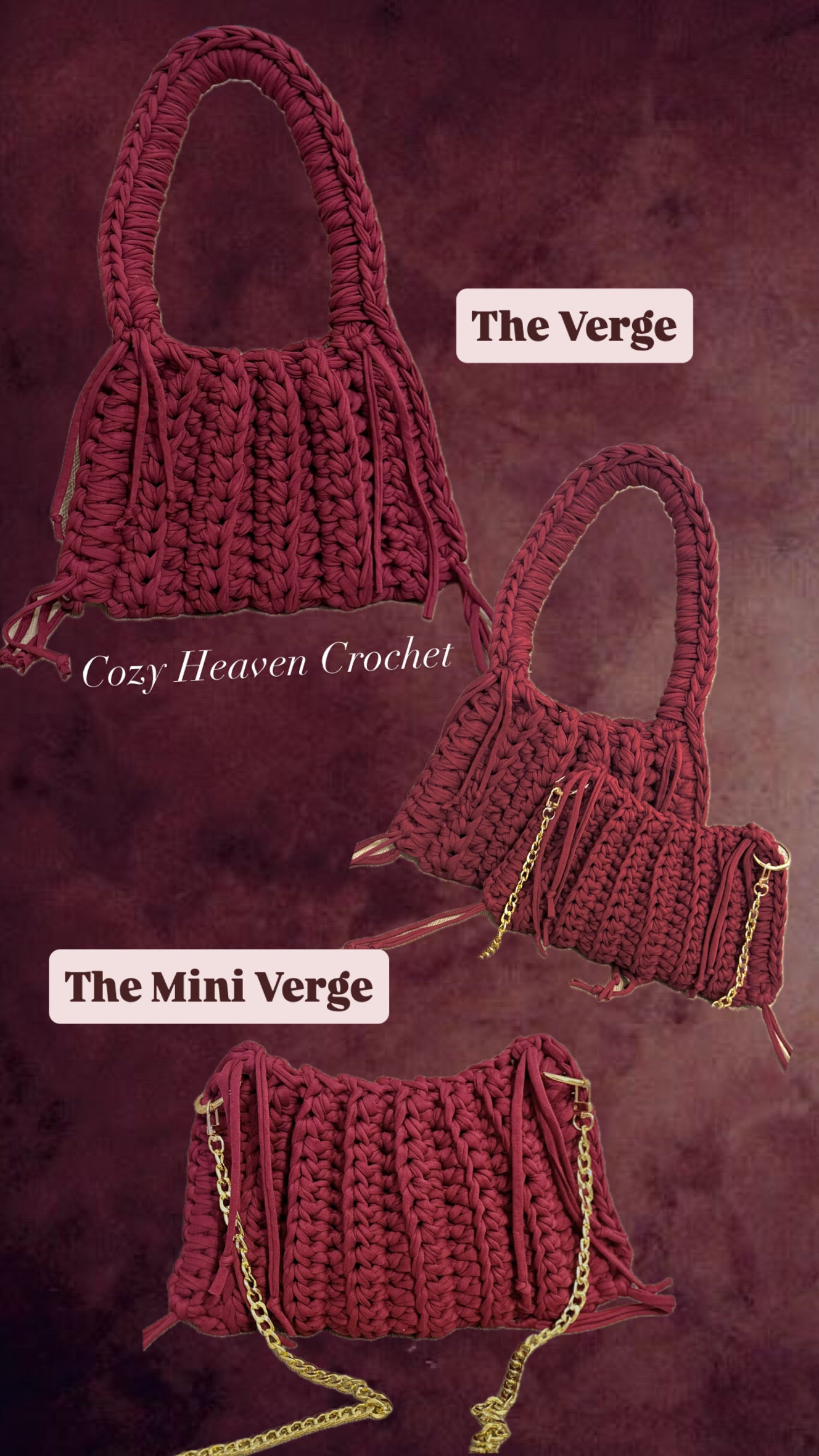 The Dusk Bag - T-shirt Yarn