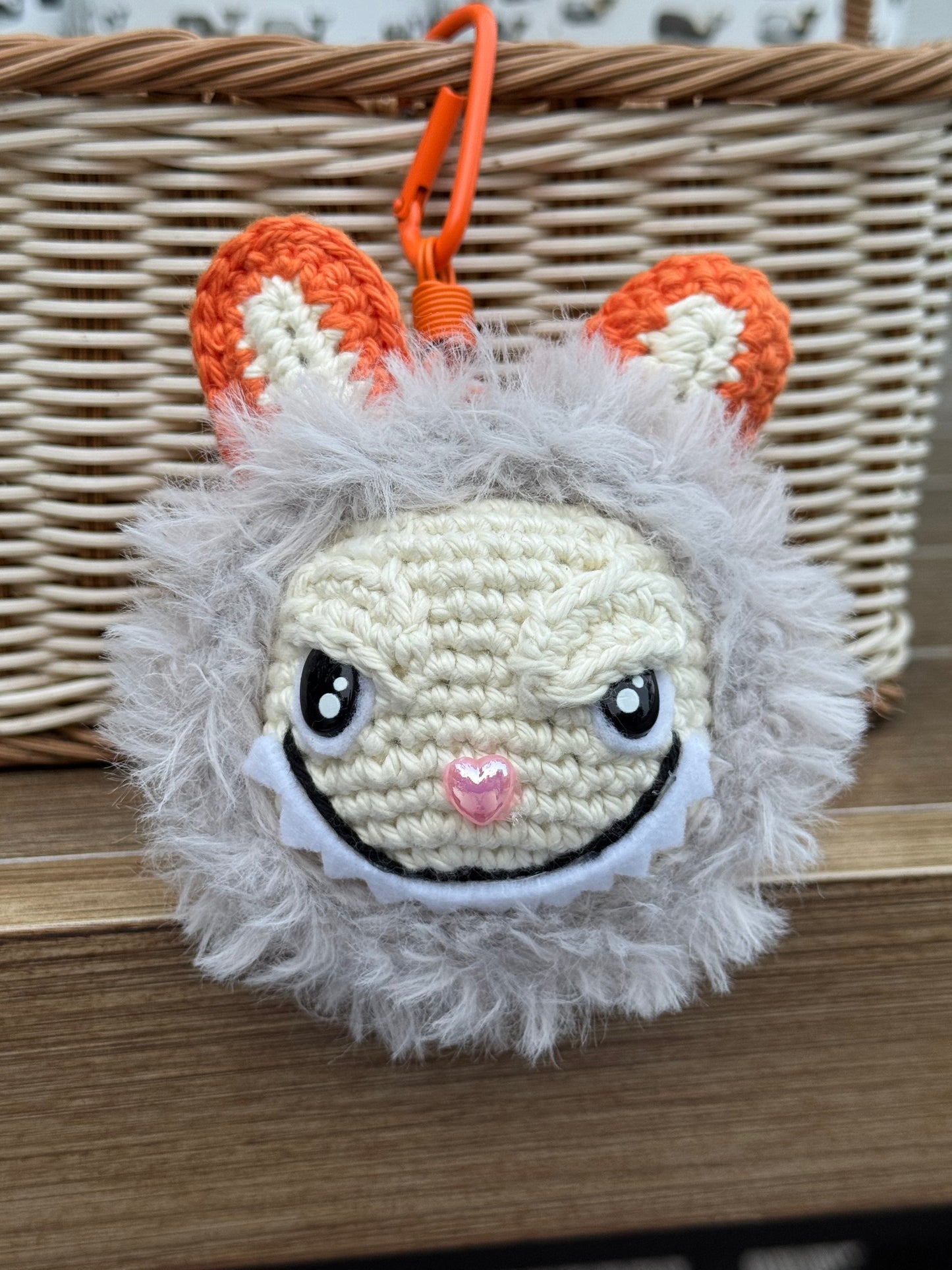 Handmade Crochet Labubu Keychains