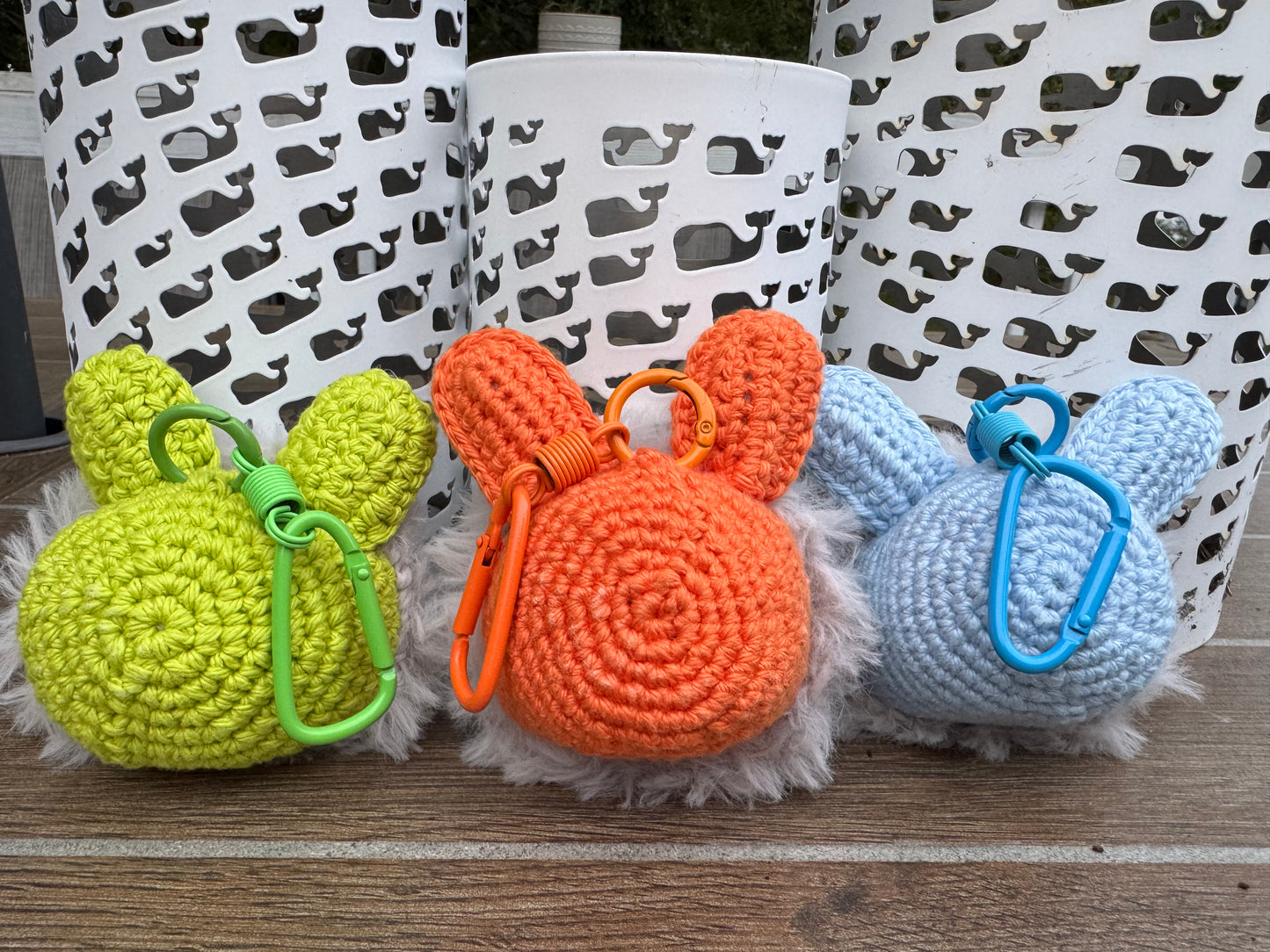 Handmade Crochet Labubu Keychains