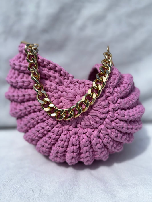 The Cape Cod Seashell bag in Pink