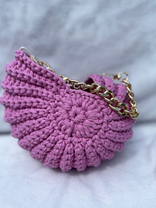 The Cape Cod Seashell bag in Pink