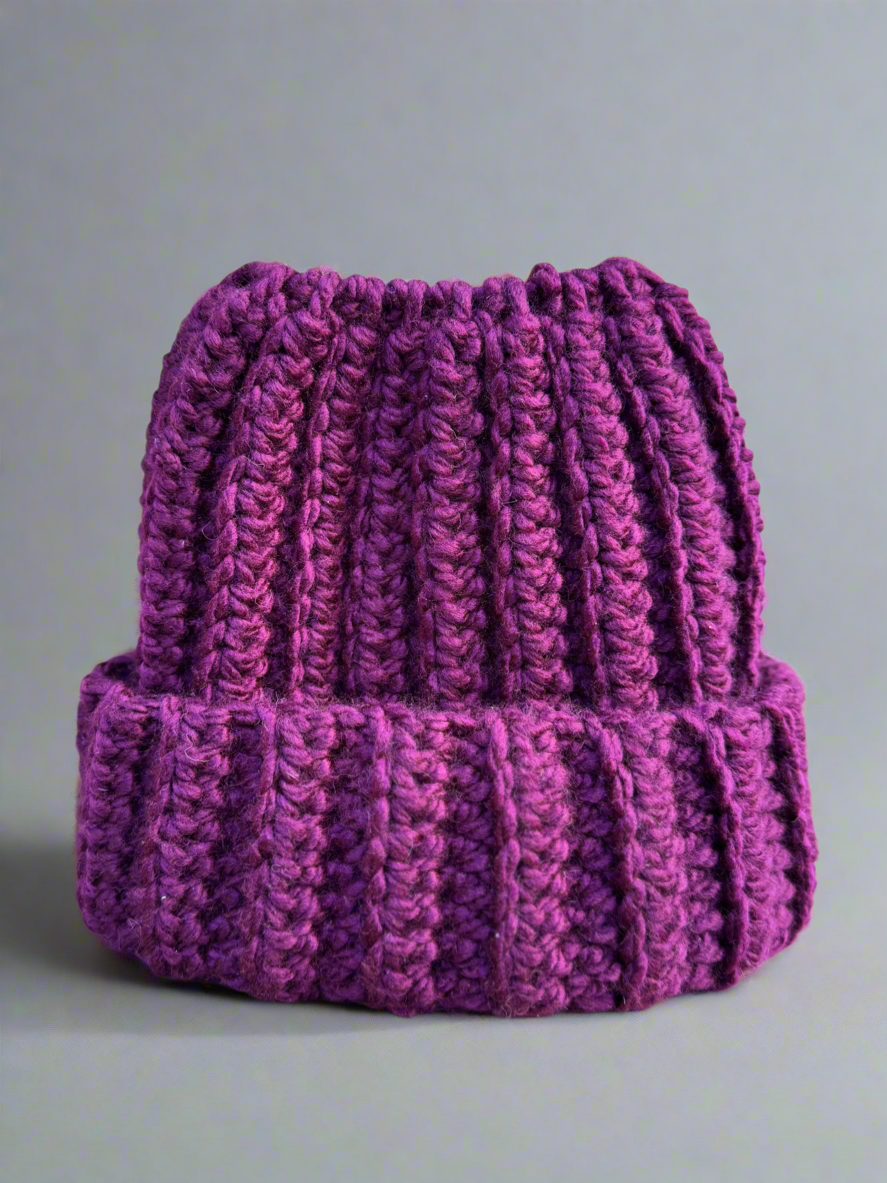 Chunky Knit Ponytail Beanie