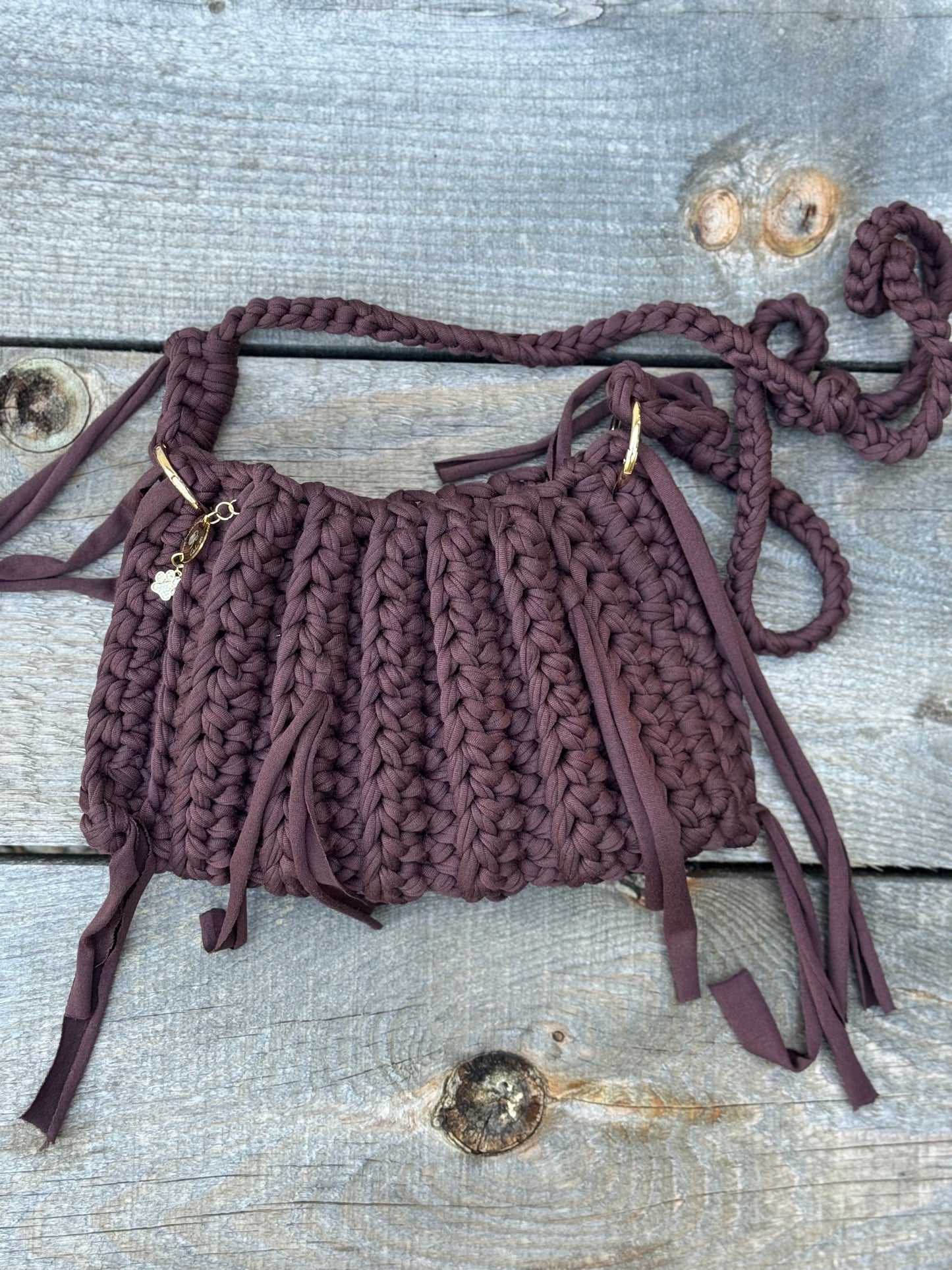 Mini Verge Crossbody - T-shirt Yarn