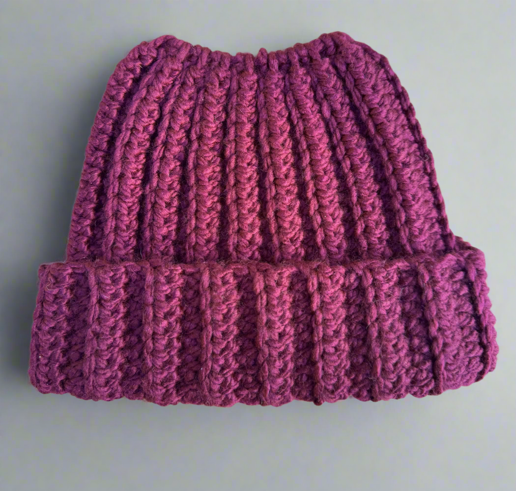 Chunky Knit Ponytail Beanie