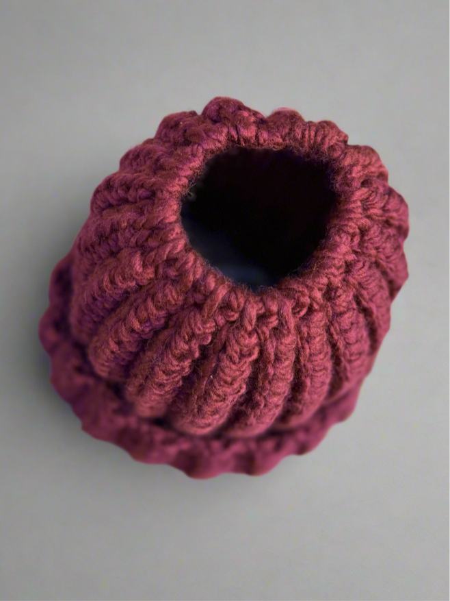 Chunky Knit Ponytail Beanie