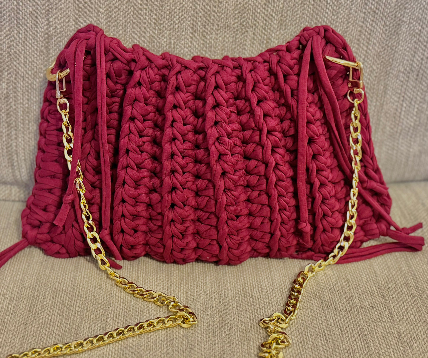 Mini Verge Crossbody - T-shirt Yarn