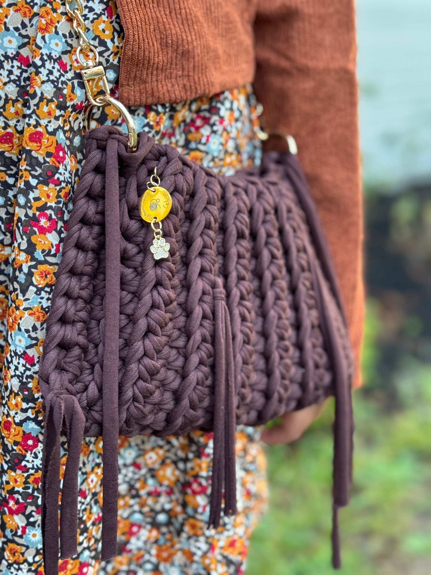Mini Verge Crossbody - T-shirt Yarn