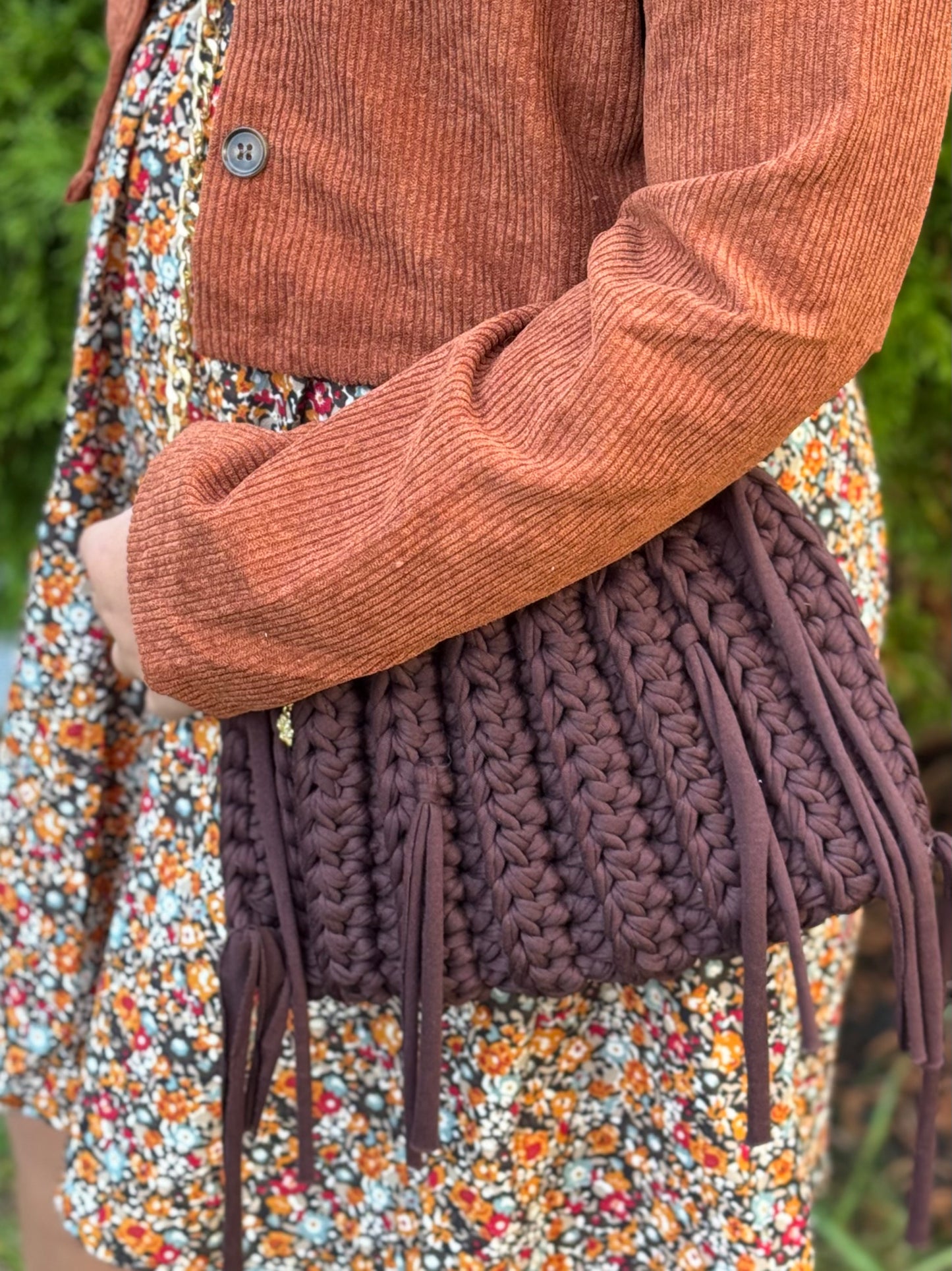 Mini Verge Crossbody - T-shirt Yarn