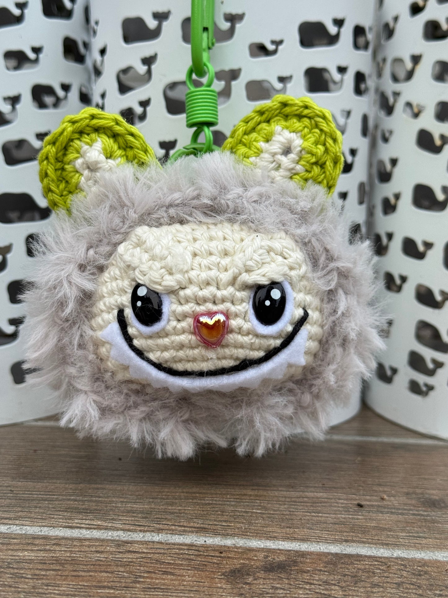 Handmade Crochet Labubu Keychains