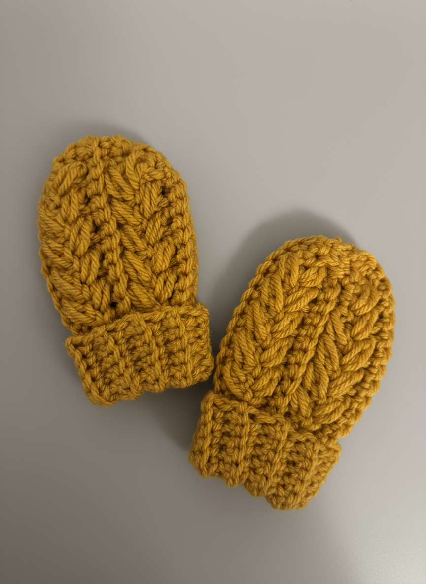 Handmade Baby Mittens