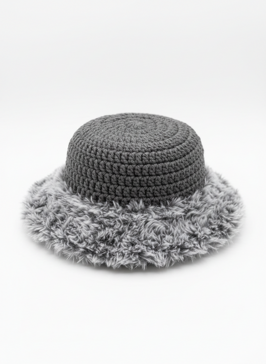 Faux Fur Ruffled Beanie