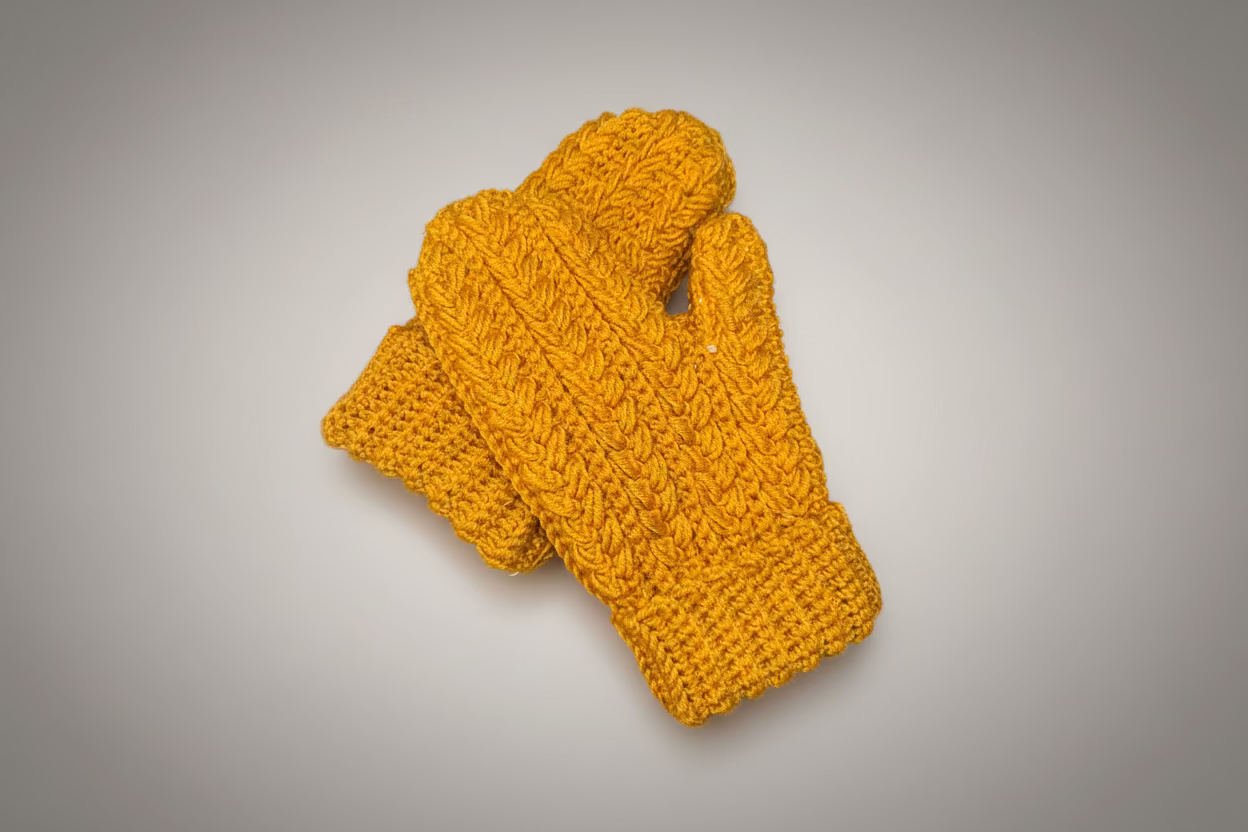 Fleece Lined Adult Mittens
