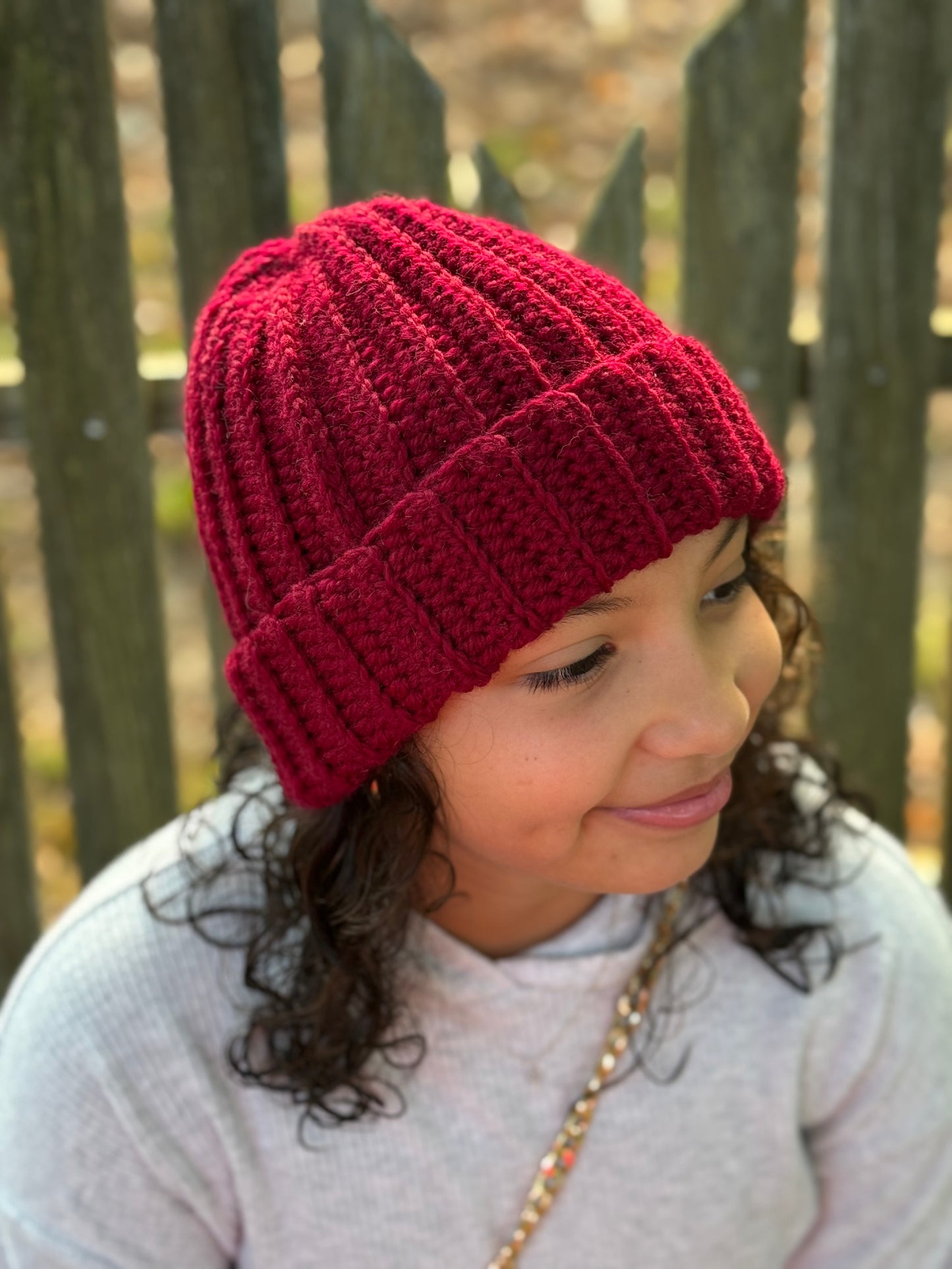 Classis Ribbed Knit Beanie - Handmade Crochet Hat