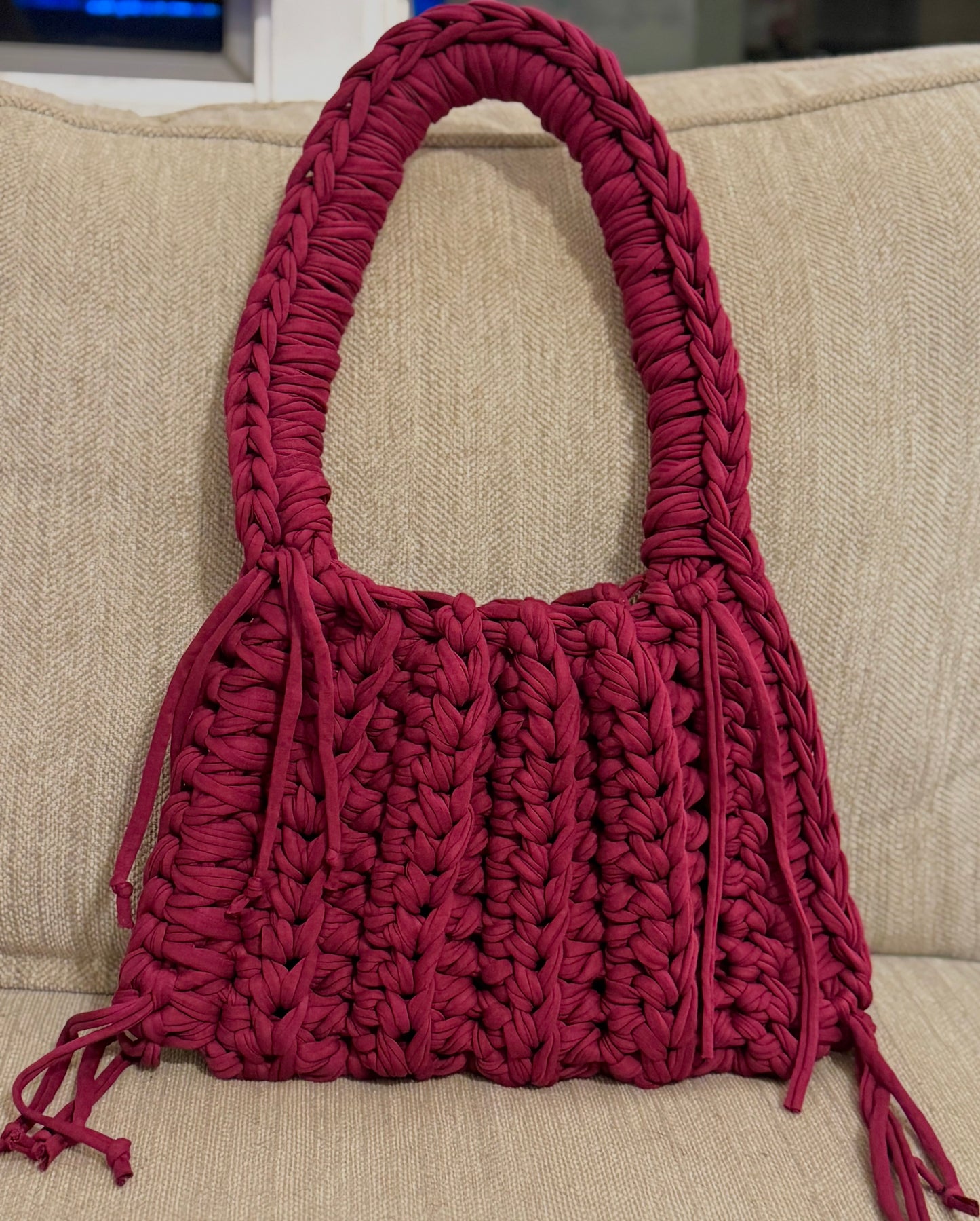 The Dusk Bag - T-shirt Yarn